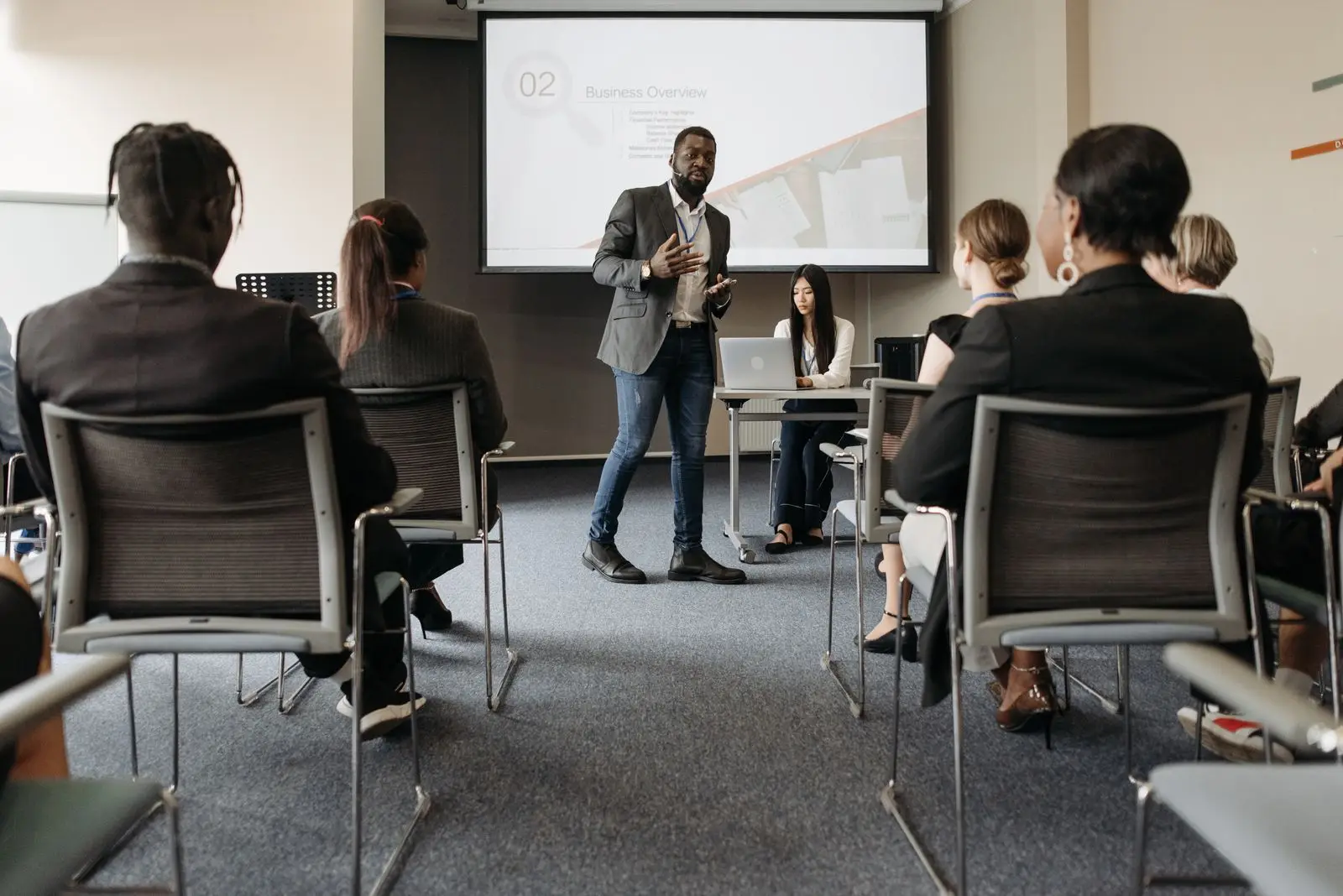 Group discussion in the Leadership Workshop